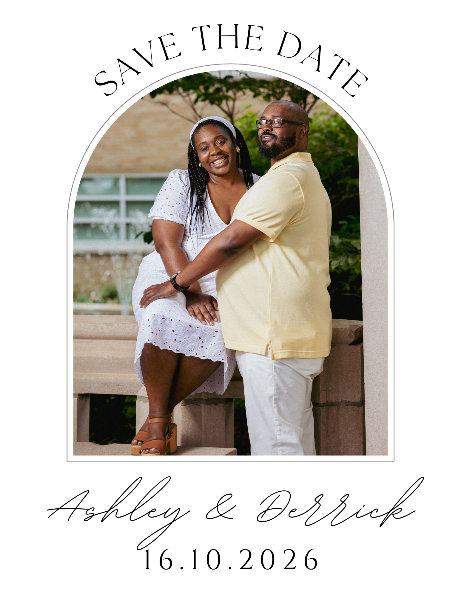 Personalized Photo Save the Date Custom Magnets