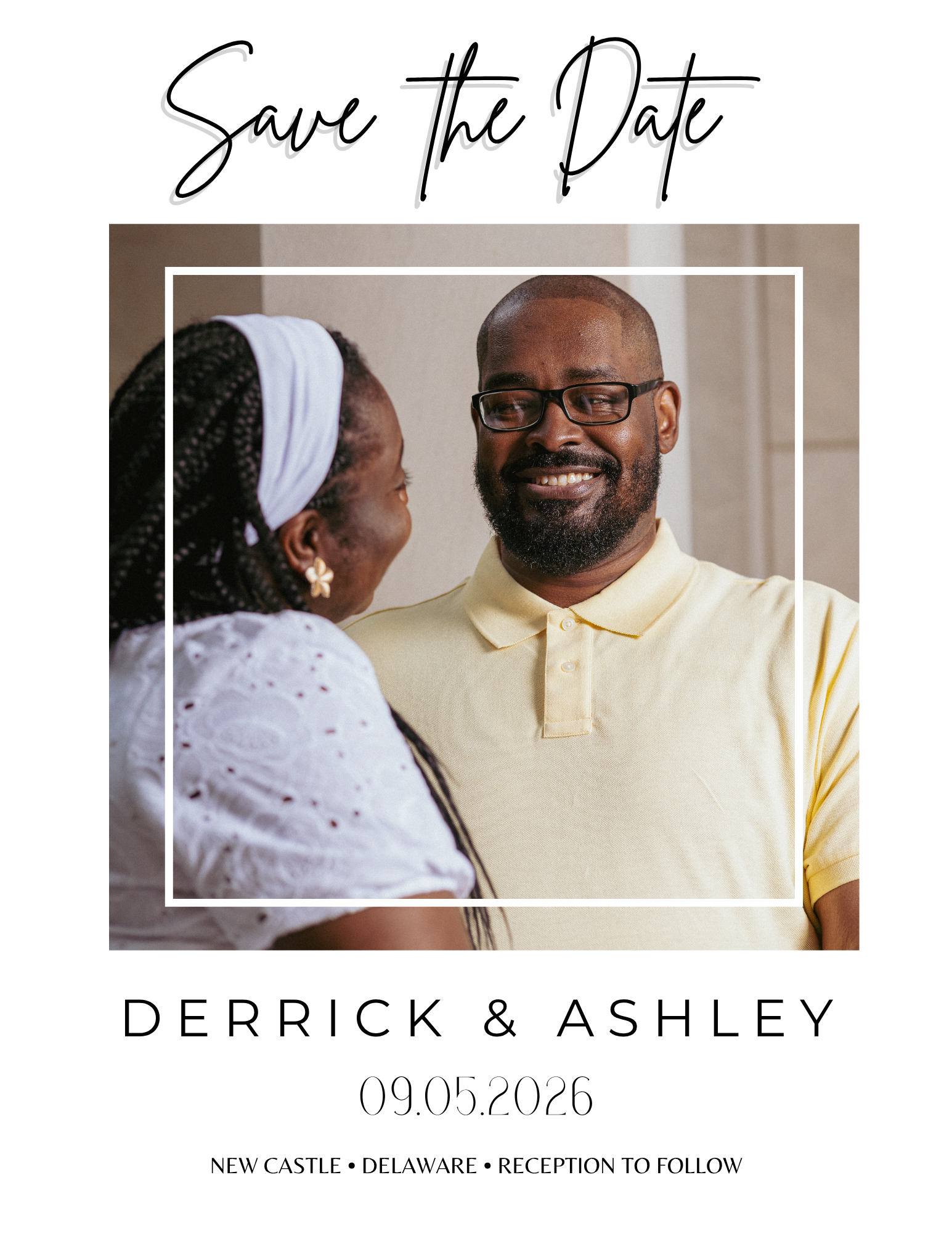 Personalized Photo Save the Date Custom Magnets
